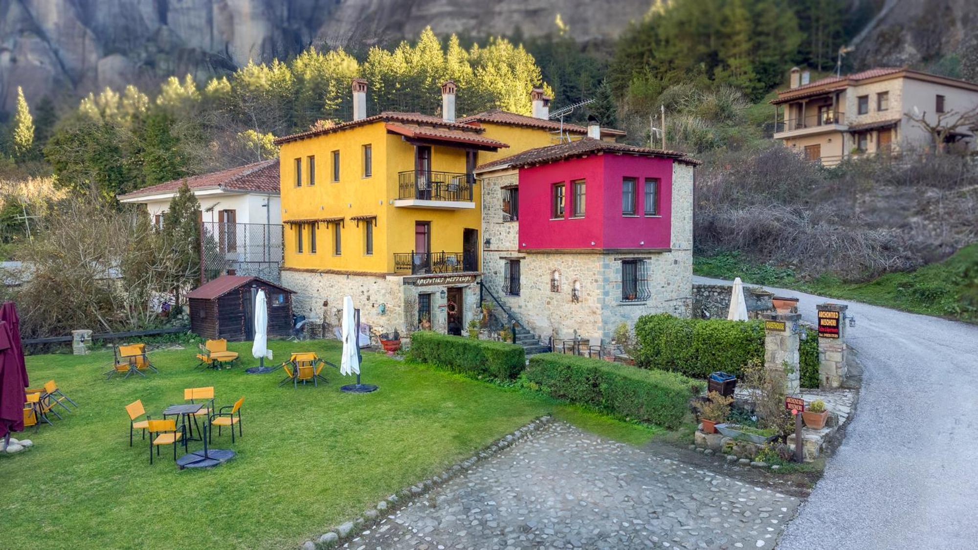 Archontiko Mesohori Meteora Hotel Kalampáka Ngoại thất bức ảnh